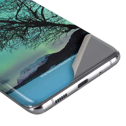 StockTrek Aurora Borealis over a lake in Norway Galaxy S20 Ultra 5G Skin
