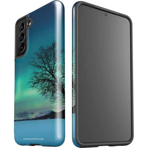 StockTrek Aurora Borealis over a lake in Norway Galaxy S21 5G Pro Case