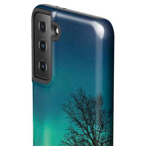 StockTrek Aurora Borealis over a lake in Norway Galaxy S21 Plus 5G Pro Case