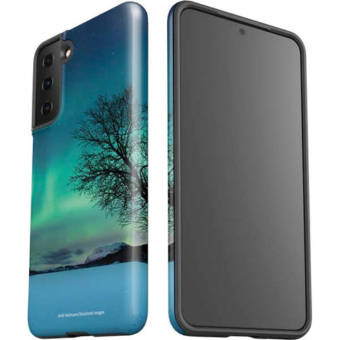 StockTrek Aurora Borealis over a lake in Norway Galaxy S21 Plus 5G Pro Case