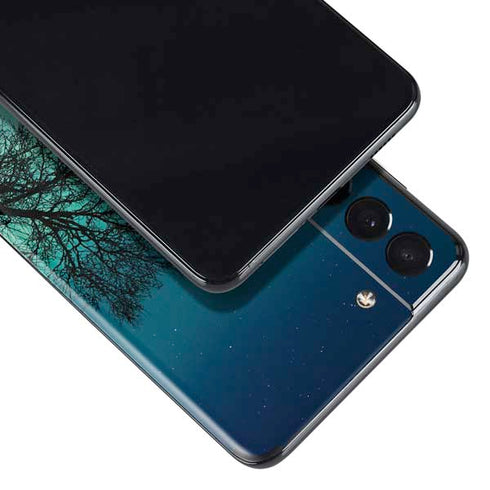 StockTrek Aurora Borealis over a lake in Norway Galaxy S21 Plus 5G Skin