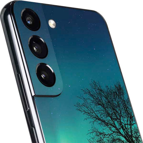 StockTrek Aurora Borealis over a lake in Norway Galaxy S22 Skin