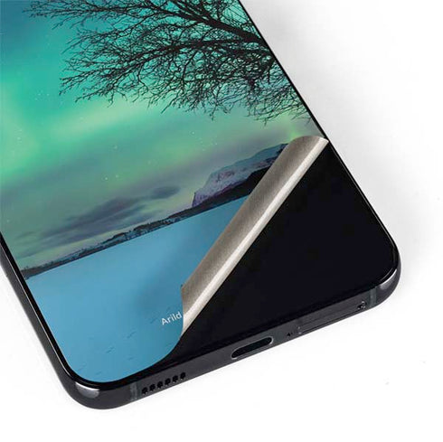 StockTrek Aurora Borealis over a lake in Norway Galaxy S22 Skin