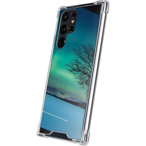 StockTrek Aurora Borealis over a lake in Norway Galaxy S22 Ultra Clear Case
