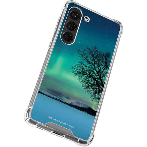 StockTrek Aurora Borealis over a lake in Norway Galaxy S23 Clear Case