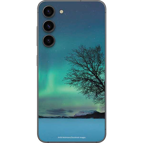 StockTrek Aurora Borealis over a lake in Norway Galaxy S23 FE Skin