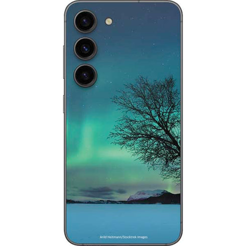 StockTrek Aurora Borealis over a lake in Norway Galaxy S23 Skin