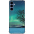 StockTrek Aurora Borealis over a lake in Norway Galaxy S24 Clear Case