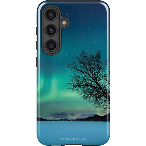StockTrek Aurora Borealis over a lake in Norway Galaxy S25 Impact Case