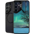 StockTrek Aurora Borealis over a lake in Norway Galaxy S24 Kickstand Case
