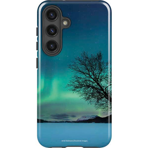 StockTrek Aurora Borealis over a lake in Norway Galaxy S25 Plus Impact Case