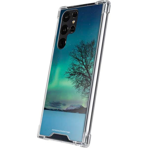 StockTrek Aurora Borealis over a lake in Norway Galaxy S24 Ultra Clear Case