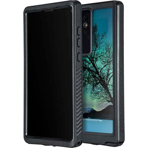 StockTrek Aurora Borealis over a lake in Norway Galaxy S24 Ultra Waterproof Case