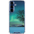 StockTrek Aurora Borealis over a lake in Norway Galaxy S25 Clear Case