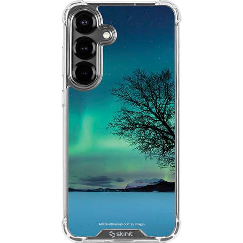 StockTrek Aurora Borealis over a lake in Norway Galaxy S26 Clear Case