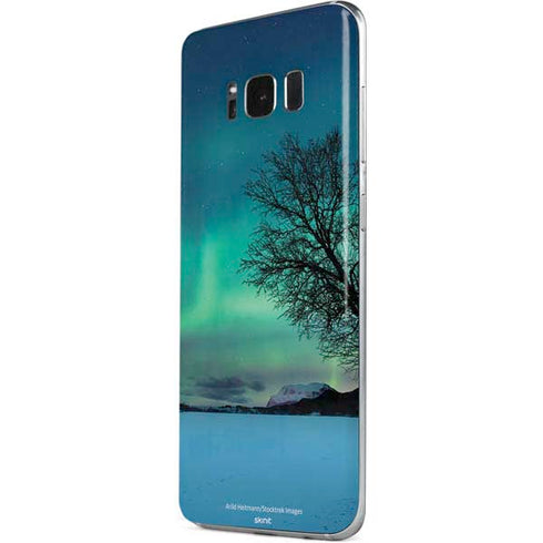 StockTrek Aurora Borealis over a lake in Norway Galaxy S8 Skin