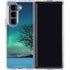 StockTrek Aurora Borealis over a lake in Norway Galaxy Z Fold5 5G Clear Case