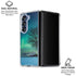 StockTrek Aurora Borealis over a lake in Norway Galaxy Z Fold6 Clear Case
