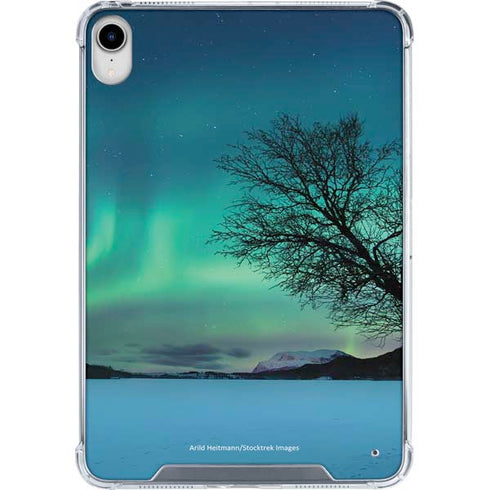 StockTrek Aurora Borealis over a lake in Norway iPad 11th Gen (2025) Clear Case