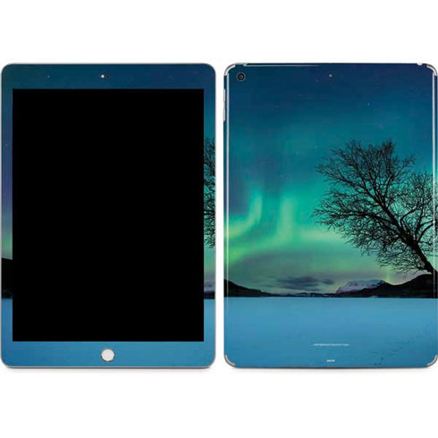 StockTrek Aurora Borealis over a lake in Norway Apple iPad Skin
