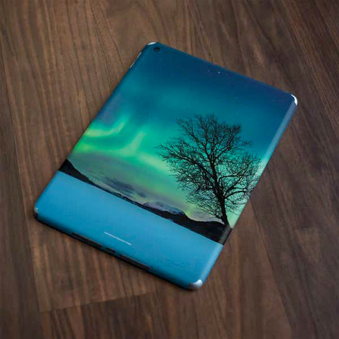 StockTrek Aurora Borealis over a lake in Norway Apple iPad Skin