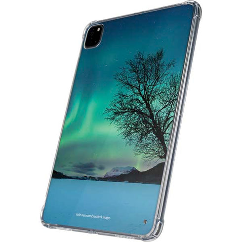 StockTrek Aurora Borealis over a lake in Norway iPad Pro 11in (2024) Clear Case