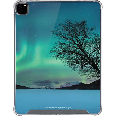StockTrek Aurora Borealis over a lake in Norway iPad Pro 12.9in (2020) Clear Case