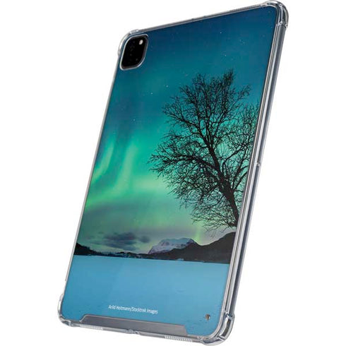 StockTrek Aurora Borealis over a lake in Norway iPad Cases