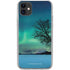 StockTrek Aurora Borealis over a lake in Norway iPhone 11 Clear Case