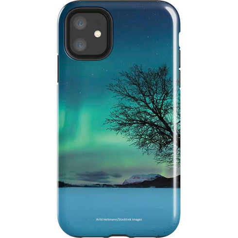 StockTrek Aurora Borealis over a lake in Norway iPhone 11 Impact Case