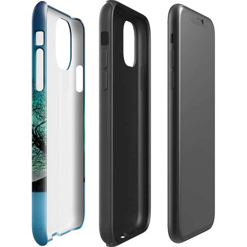 StockTrek Aurora Borealis over a lake in Norway iPhone 11 Impact Case