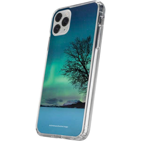 StockTrek Aurora Borealis over a lake in Norway iPhone 11 Pro Clear Case
