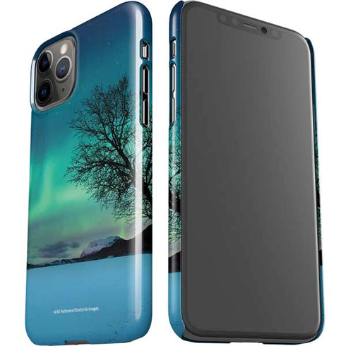 StockTrek Aurora Borealis over a lake in Norway iPhone 11 Pro Lite Case