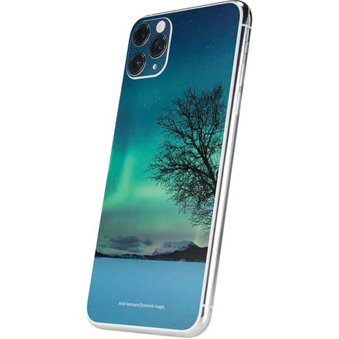 StockTrek Aurora Borealis over a lake in Norway iPhone 11 Pro Max Skin