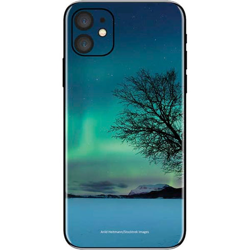 StockTrek Aurora Borealis over a lake in Norway iPhone 11 Skin