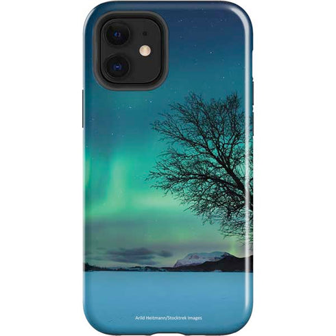 StockTrek Aurora Borealis over a lake in Norway iPhone 12 Impact Case