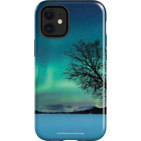 StockTrek Aurora Borealis over a lake in Norway iPhone 12 Mini Impact Case