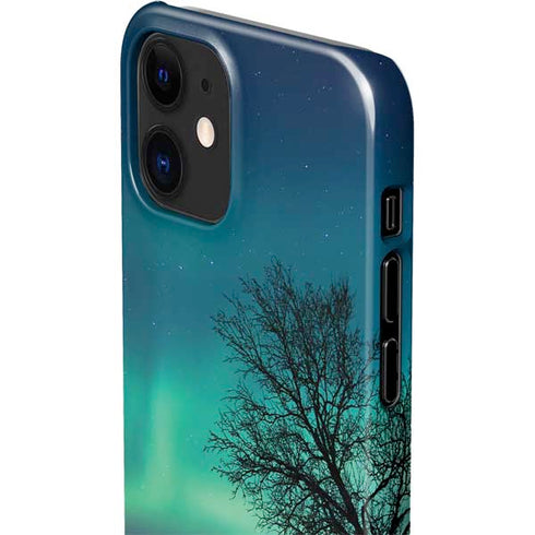 StockTrek Aurora Borealis over a lake in Norway iPhone 12 Mini Lite Case