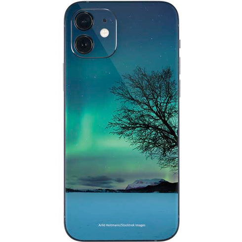 StockTrek Aurora Borealis over a lake in Norway iPhone 12 Mini Skin
