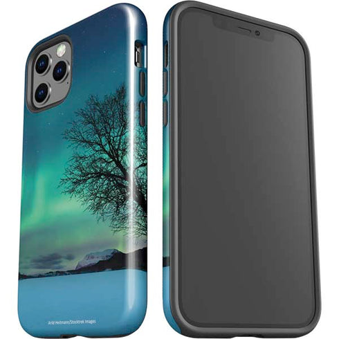 StockTrek Aurora Borealis over a lake in Norway iPhone 12 Pro Impact Case