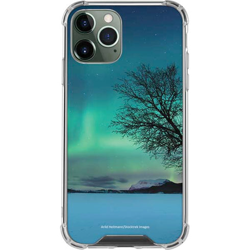 StockTrek Aurora Borealis over a lake in Norway iPhone 12 Pro Max Clear Case