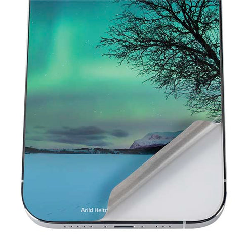StockTrek Aurora Borealis over a lake in Norway iPhone 12 Pro Skin