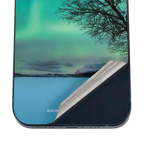 StockTrek Aurora Borealis over a lake in Norway iPhone 12 Skin