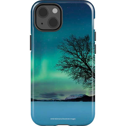 StockTrek Aurora Borealis over a lake in Norway iPhone 13 Impact Case
