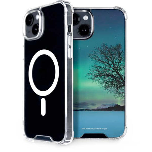 StockTrek Aurora Borealis over a lake in Norway iPhone 13 MagSafe Case