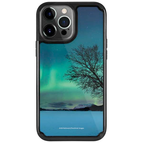 StockTrek Aurora Borealis over a lake in Norway iPhone Cases