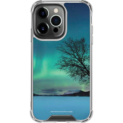 StockTrek Aurora Borealis over a lake in Norway iPhone 13 Pro Clear Case
