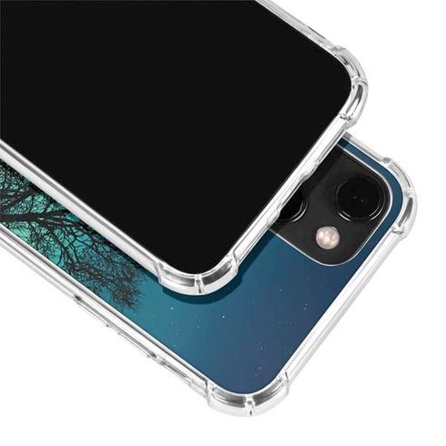 StockTrek Aurora Borealis over a lake in Norway iPhone 14 Plus Clear Case
