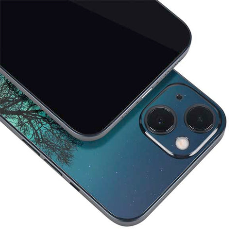 StockTrek Aurora Borealis over a lake in Norway iPhone 14 Plus Skin