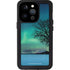 StockTrek Aurora Borealis over a lake in Norway iPhone 14 Pro Waterproof Case